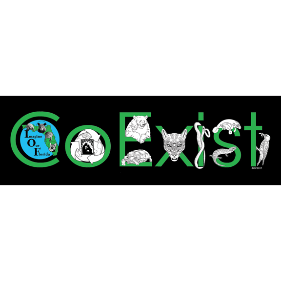 CoExist Bumper Sticker