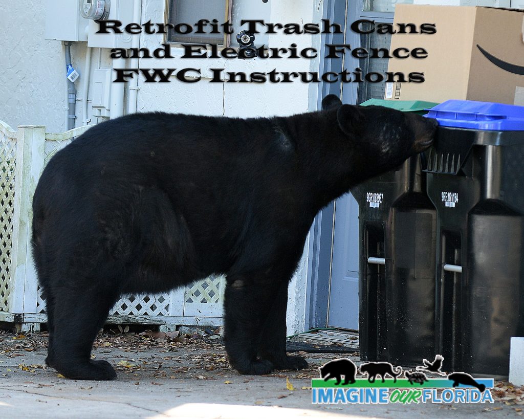 Retrofit Trash Cans and Electric Fence Instructions from FWC