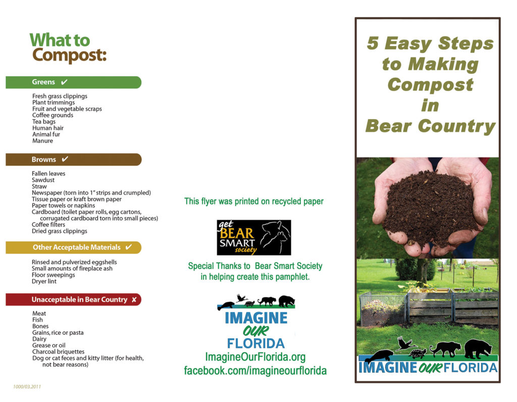 Imagine Our Florida's Bear Composting Tips
